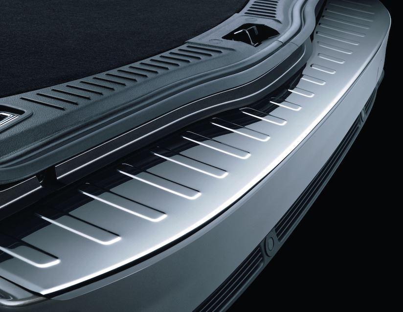 Ford Mondeo Rear Bumper Protector in 3D stainless steel design 09/2010  08/2014