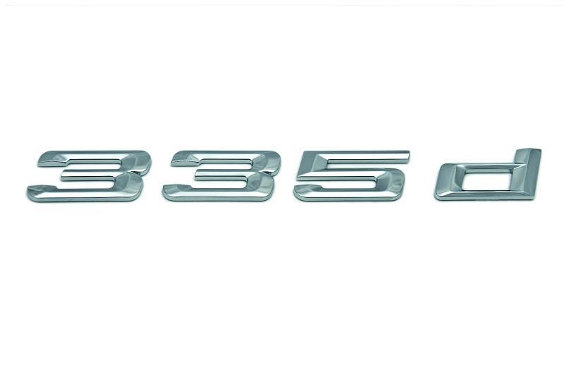 BMW Genuine "335d" Self-Adhesive Sticker Badge Emblem