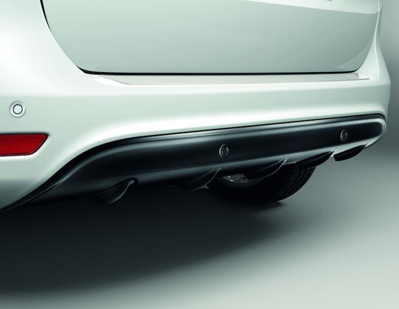 Ford B-MAX Rear Bumper Skid Plate black 2012