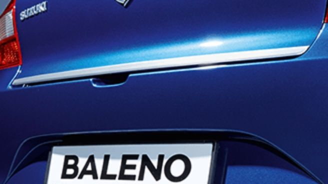 Suzuki Rear hatch moulding strip, chromed