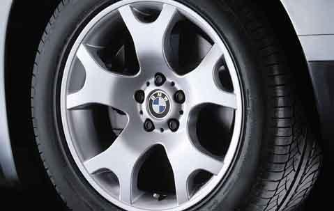 1x BMW Genuine Alloy Wheel 19" V-Spoke 63 Front Rim