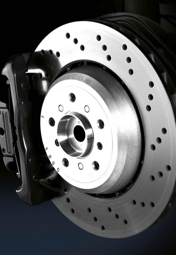 BMW Genuine Rear Drilled Brake Disc Left