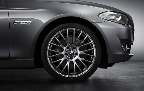 1x BMW Genuine Alloy Wheel 20" Cross 312 Rear Rim Grey