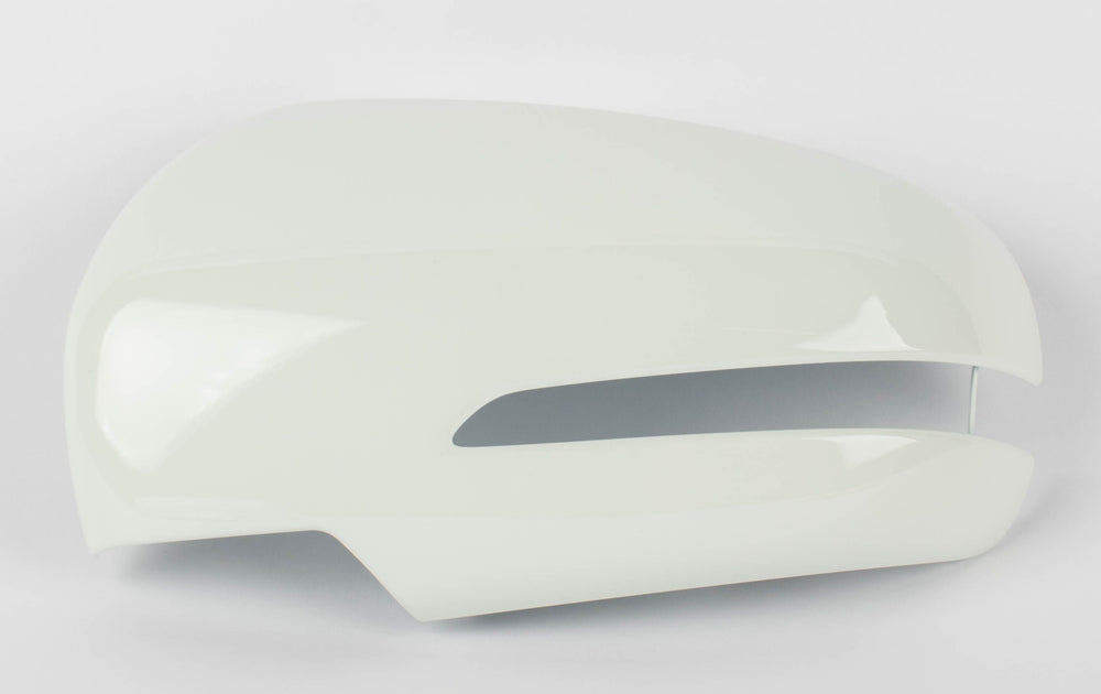Door Mirror Covers White (with Turn Signal)