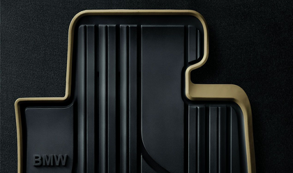 BMW Genuine 'Modern' Rubber Front Floor Mats For LHD AWD