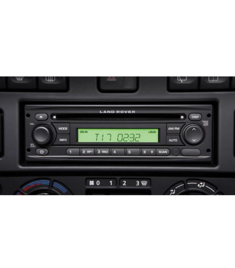 Land Rover Audio System - Radio and Single Slot CD