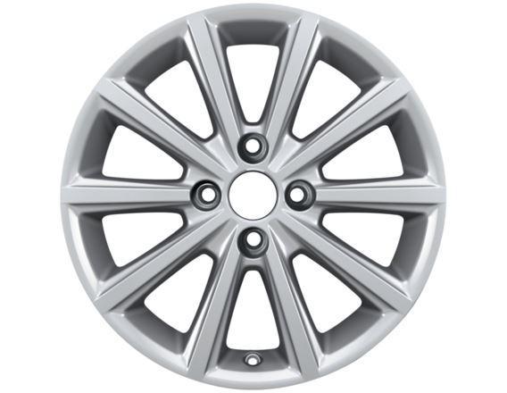 Ford B-MAX Alloy Wheel 16" 10-spoke design, silver 2012 -