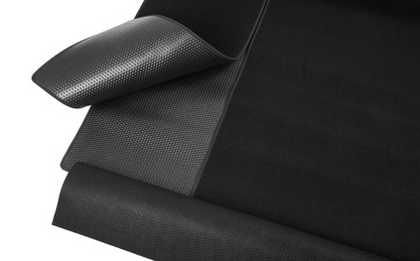 SKODA Fold-out rubber textile boot mat FABIA III COMBI