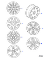 Jaguar Alloy Wheel 20" Orona, Anthracite, Front
