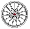 Jaguar Alloy Wheel 17" Style 1016, 15 spoke, Silver