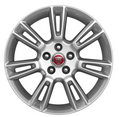 Jaguar Alloy Wheel 17" Style 7010, 7 split spoke, Silver