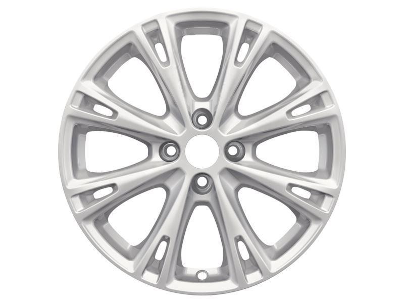 Ford Fiesta Mk7 Alloy Wheel 17" 8-spoke design, sparkle silver 11/2012 - 06/2017