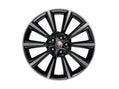 Jaguar Alloy Wheel 19" Style 1026, 10 spoke, Gloss Black Diamond Turned finish, Rear
