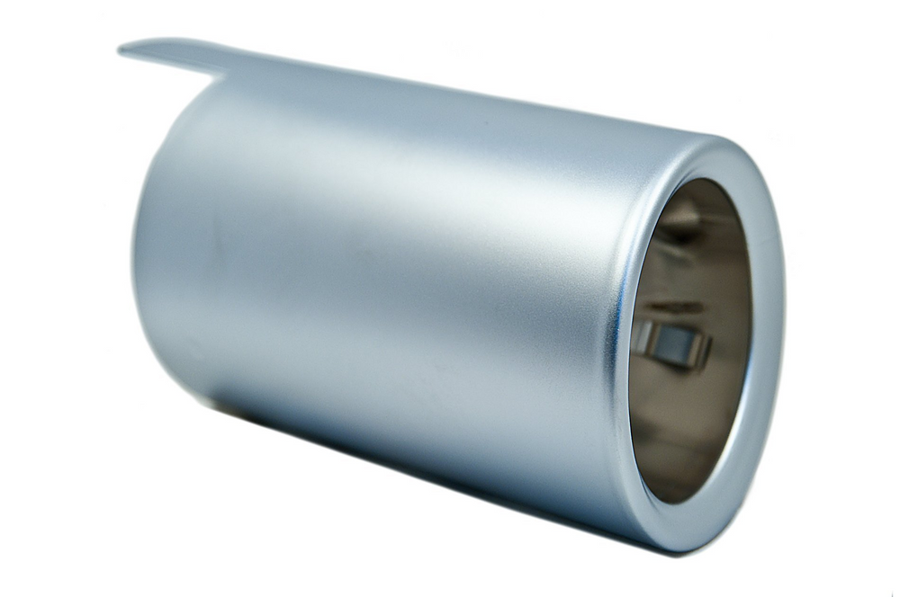 BMW Genuine Exhaust Tailpipe Tip Trim Silver