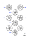 Land Rover Alloy Wheel - 20" Style 5089, 5 split - spoke, Silver