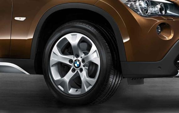 1x BMW Genuine Alloy Wheel 17" Star-Spoke 317 Rim