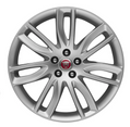 Jaguar Alloy Wheel 19" Razor, 7 twin spoke, with Silver finish