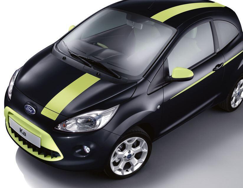 Ford Ka Decor Stripes for bonnet, roof and tailgate, jump (green) 09/2008  05/2016