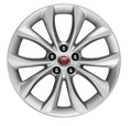 Jaguar Alloy Wheel 18" Style 5033, 5 split spoke, Silver