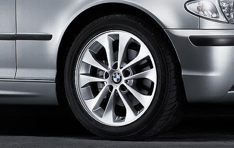1x BMW Genuine Alloy Wheel 17" Double-Spoke 98 Rim