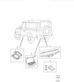 Land Rover Folding Rear Step - Rear