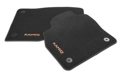SKODA Textile Floor Mats Prestige copper for KAMIQ