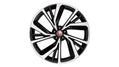 Jaguar Alloy Wheel 22" Style 5056, 5 split spoke, Dark Grey Diamond Turned finish