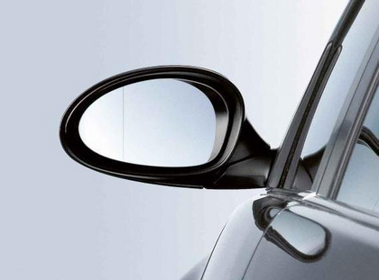 BMW Genuine Passenger Side Wing Mirror Glass Heated 1/3 Series