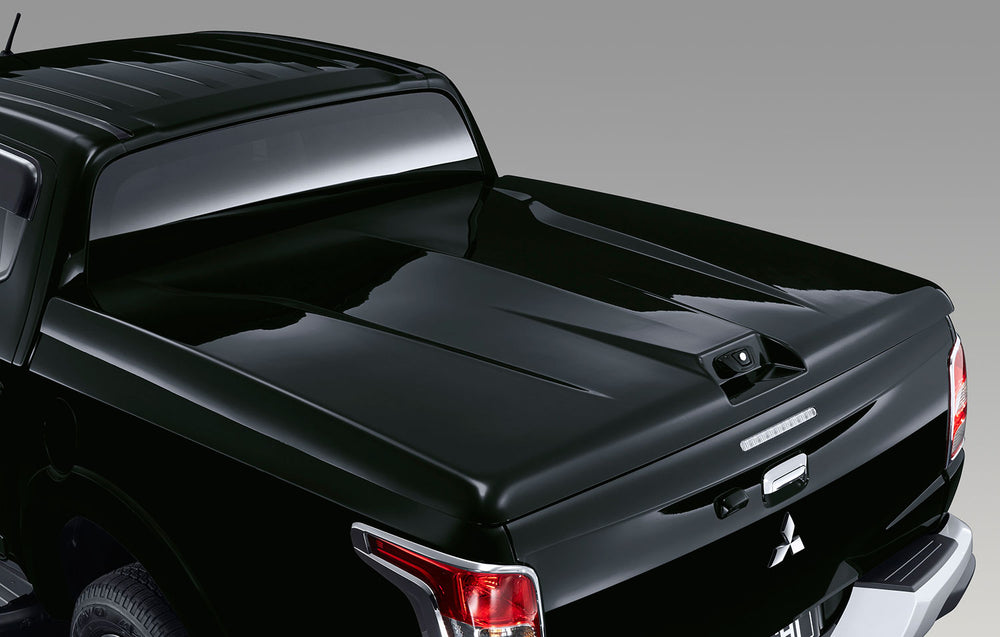 Mitsubishi Retractable Tonneau Cover And Black Sport Styling Bars