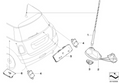 MINI Genuine Roof Antenna Aerial Rod Mast For Bottom Post M5 x 0.8
