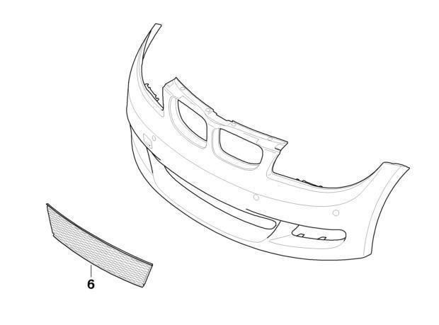 BMW Performance Front Centre Bumper Grille