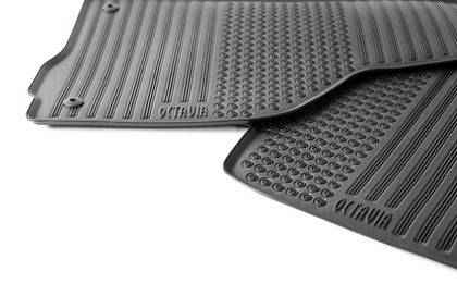 SKODA Set of rubber carpets for OCTAVIA II