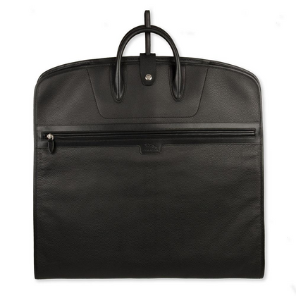 Jaguar Leather Suit Carrier - Black