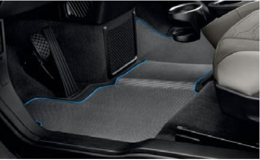 MOTOS Rubber Floor Mats And Boot Liner Set Compatible With BMW 3 Series Gran Turismo F34 2013-2021 Hatchback Tailgate Boot Liner With Side Net Kit Improve Your Travel Comfort With Mat