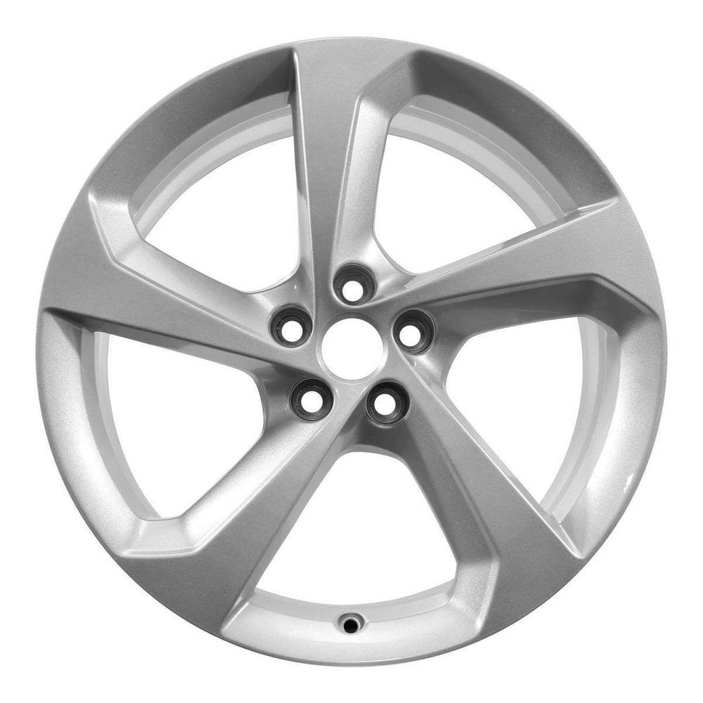 Jaguar Alloy Wheel 19" Fan, 5 spoke, with Silver finish