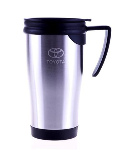 Genuine Toyota 450ml Stainless Steel Travel Coffee Cup Mug Plastic Interior