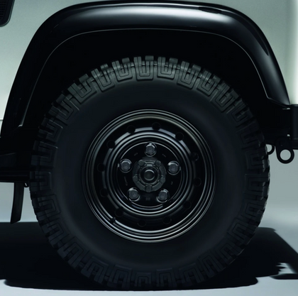 Land Rover Heavy Duty Wheel - 16 with Gloss Black finish