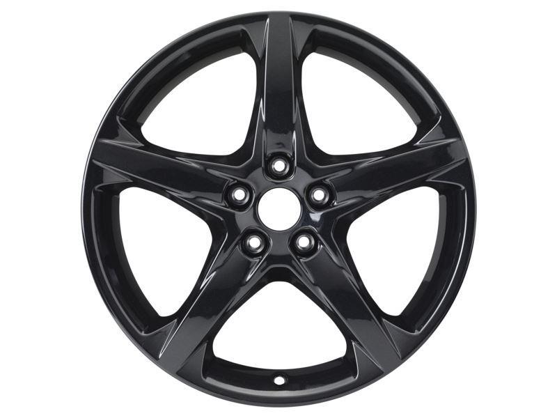 Ford Alloy Wheel 18" 5-spoke design, Absolute Black. Except ECOnetic and HEV.