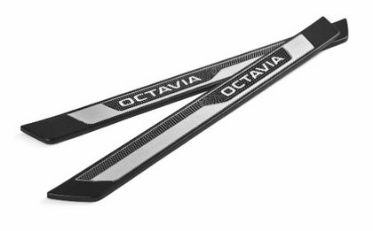 SKODA Illuminated door sill covers