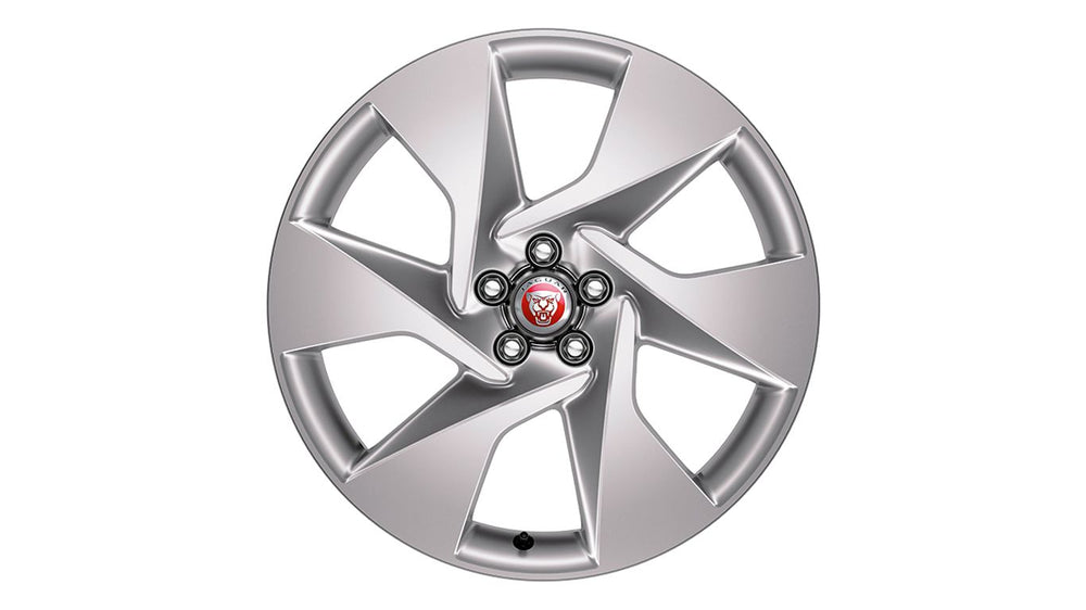 Jaguar Alloy Wheel 20" Style 6007, 6 spoke, Sparkle Silver