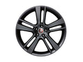 Jaguar Alloy Wheel 20" Style 5041, 5 split spoke, Gloss Black, Front