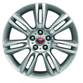 Jaguar Alloy Wheel 20" Matrix, 10 twin spoke, with Silver finish