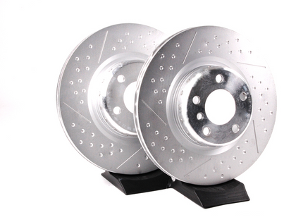 Genuine BMW Rear Brake Discs Set Ventilated Holes 345mm