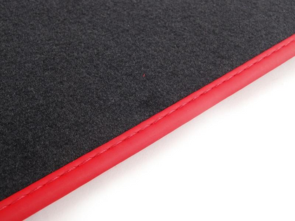 MINI Genuine JCW Floor Mats Front Set Velours GP2 Chilli Red