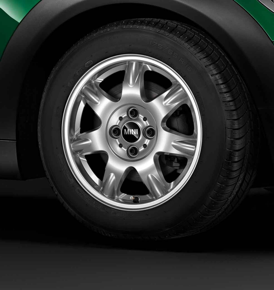 MINI Genuine 15" Inch Light Alloy Wheel Delta Spoke R96 Silver