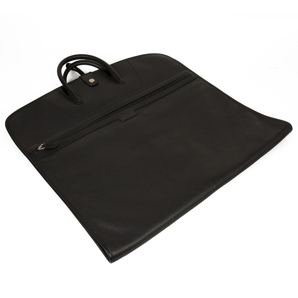 Black Wheeled leather Garment Bag (#2482-0) | Garment Bags - Amazon.com