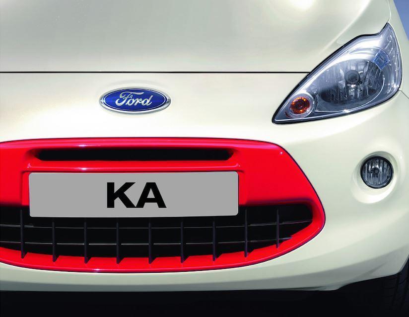 Ford Ka Front Grille with black mesh insert 09/2008  05/2016