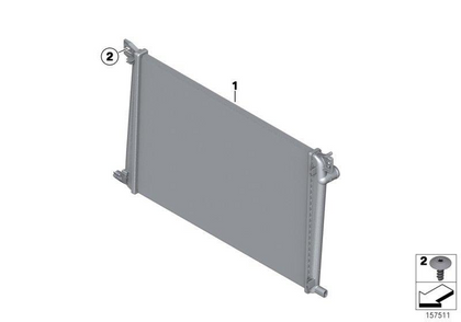 MINI Genuine Radiator Aluminum