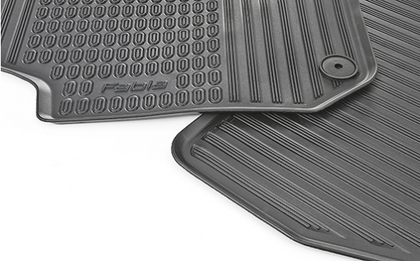 SKODA Rubber Floor Mats for FABIA II cars
