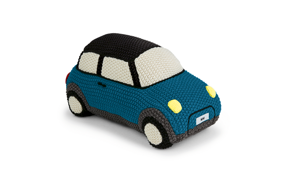 MINI Genuine Childrens Kids Knitted Car Toy Soft